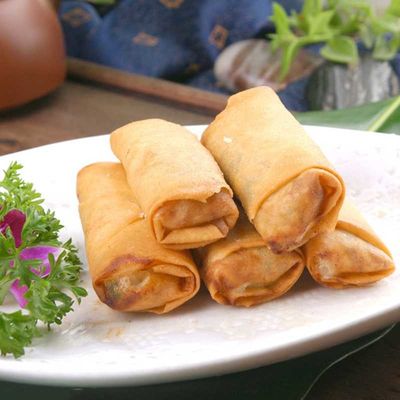 40pcs Spring Roll Machine 45 KW Automatic Lumpia Roller Multifunctional
